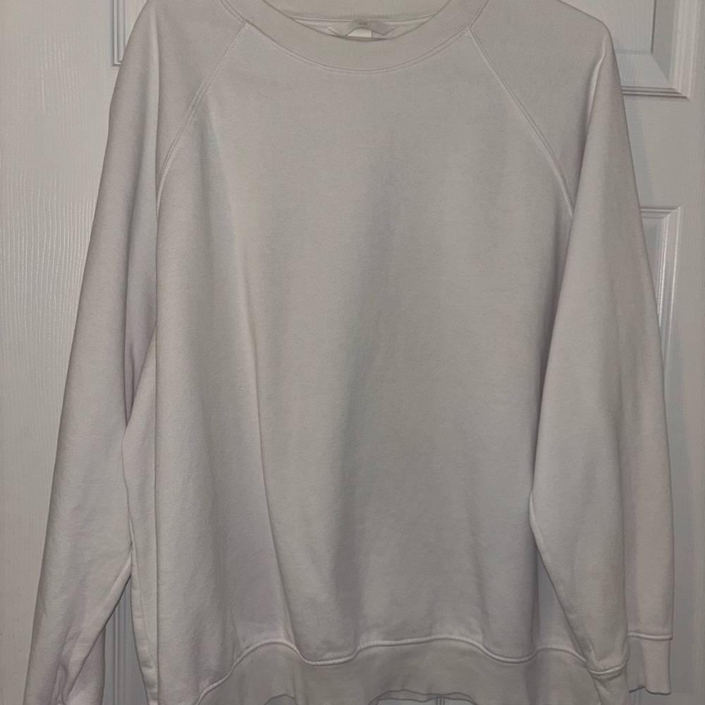 H&M White Crewneck